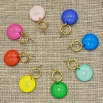 Boucles d’oreilles couleur percées Made in France