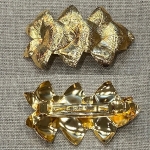 Barrette pince cheveux femme doré made in France