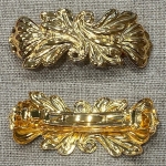 Pince cheveux dorée Made in France cheveux femme coiffure