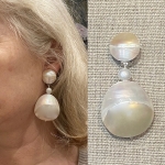 Boucles d’oreilles nacre clips Made in France