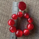 Boucles d’oreille clips percées résine Made in France