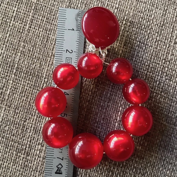 Boucles d’oreille clips percées résine Made in France