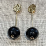 boucles d'oreilles clips couleurs