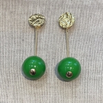 boucles d'oreilles clips couleurs