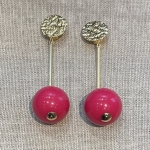 Boucles d'oreille clips couleur