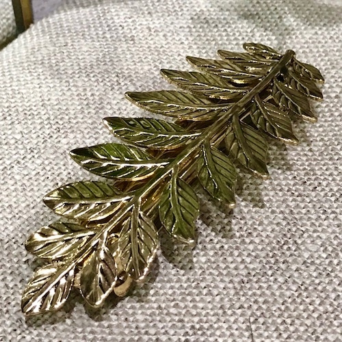 barrettefeuilledorée-lescolliersdamelie-pari