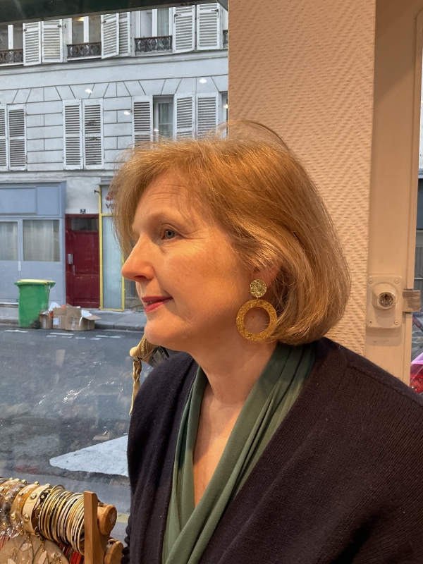 boucles d'oreilles clips doré