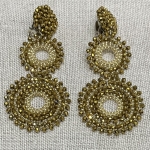 boucles d'oreilles clips couleurs