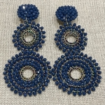 boucles d'oreilles clips couleurs