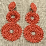 boucles d'oreilles clips couleurs