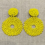 boucles d'oreilles clips couleurs