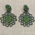 boucles d'oreilles clips couleurs