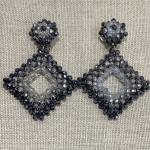 boucles d'oreilles clips couleurs