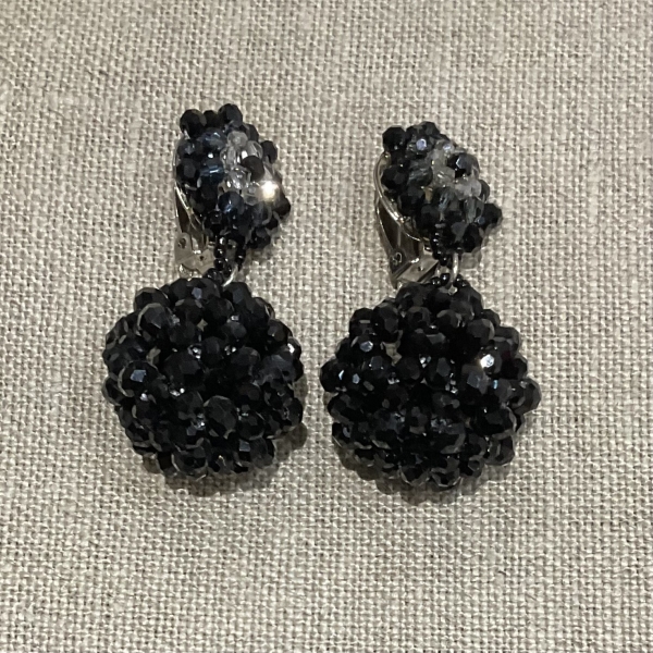 boucles d'oreilles clips couleurs