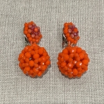 boucles d'oreilles clips couleurs