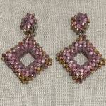 boucles d'oreilles clips couleurs