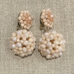 boucles d'oreilles clips couleurs