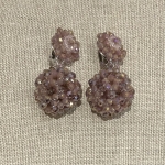 boucles d'oreilles clips couleurs