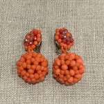 boucles d'oreilles clips couleurs