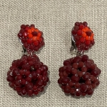 boucles d'oreilles clips couleurs