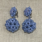 boucles d'oreilles clips couleurs