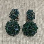 boucles d'oreilles clips couleurs