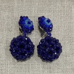 boucles d'oreilles clips couleurs