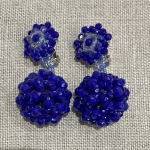 boucles d'oreilles clips couleurs