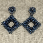 boucles d'oreilles clips couleurs