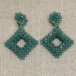 boucles d'oreilles clips couleurs