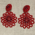 boucles d'oreilles clips couleurs