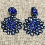 boucles d'oreilles clips couleurs