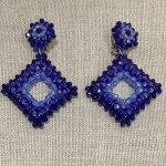 boucles d'oreilles clips couleurs