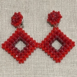 boucles d'oreilles clips couleurs