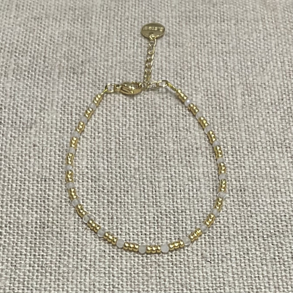 bracelet acier inoxydable couleur doré