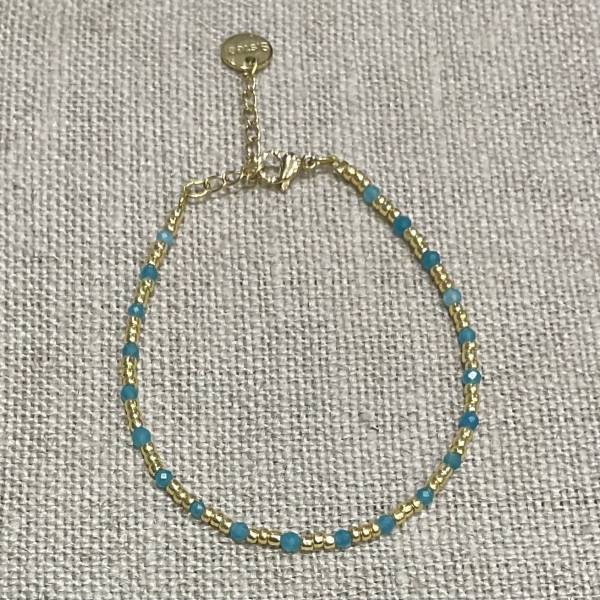 bracelet acier inoxydable couleur doré