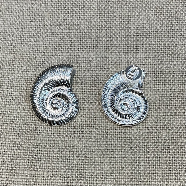 boucles d'oreilles acier inoxydable argenté