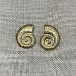 boucles d'oreilles acier inoxydable doré