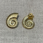 boucles d'oreilles acier inoxydable doré