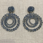 boucles d'oreilles clips couleurs