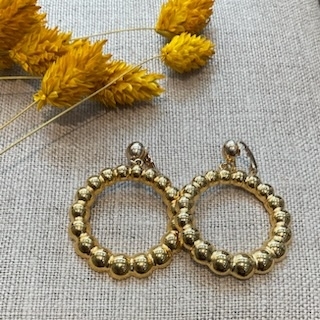 Boucles dore Clips acier inoxydable made in France