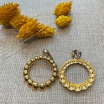 Boucles dore Clips acier inoxydable made in France