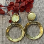 Boucles d’oreilles dorées Clips made in France