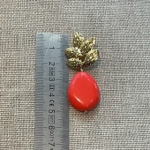 Boucles d’oreilles feuille dorée couleur made in France