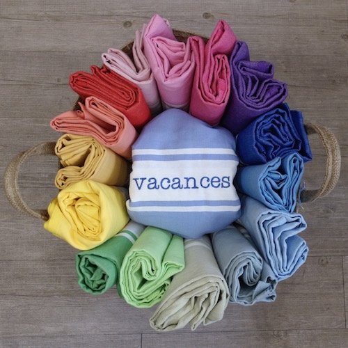 Foutas broderie personnalisable Made in France