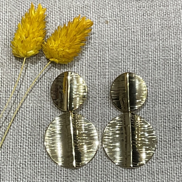 Boucles d'oreilles clips acier inoxydable