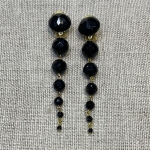 Boucles d’oreille chute de strass clips