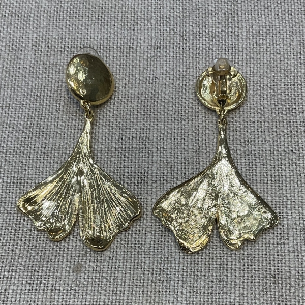 Boucles d’oreilles clips doré