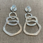 Florence Boucles d’oreilles Clips argenté made in France