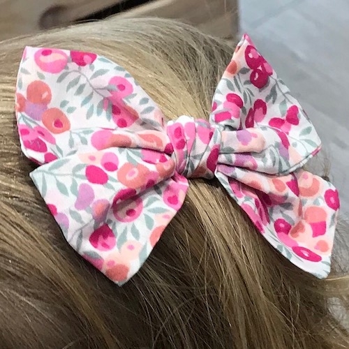 Barrette pince liberty enfant filles Made in France